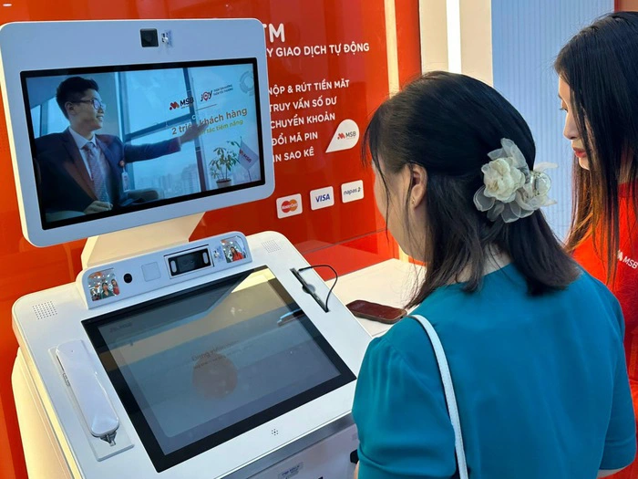 Điểm giao dịch có thể rút tiền qua mã của MSB
