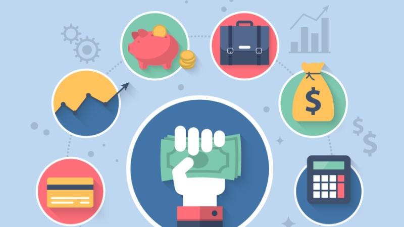  Phân chia thu nhập vào các mục tiêu khác nhau 