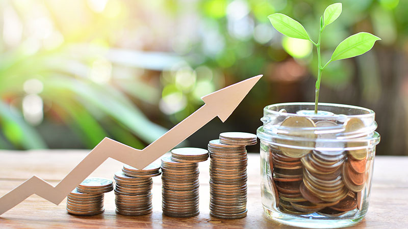  Lọ đựng quỹ tự do tài chính chiếm 10% tổng thu nhập hàng tháng 