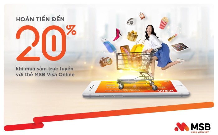 Thẻ tín dụng MSB với những ưu đãi hấp dẫn