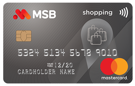 Thẻ siêu miễn phí MSB Mastercard