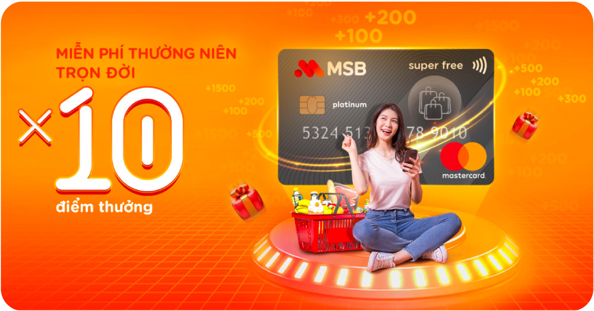  Thẻ Mastercard Super Free 