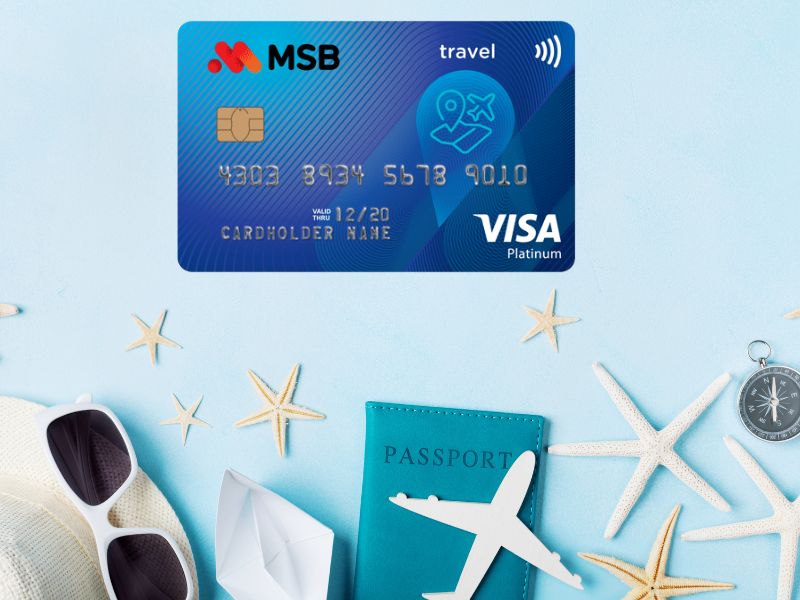Thẻ tín dụng MSB Visa Travel